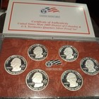 2009-S US Mint DC & Territories Quarters  6-Coin Silver Proof Set  1.1 Troy oz — photo 2