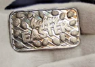 Vintage Happy Easter 1 oz Silver Art Bar (Toned)