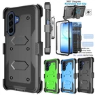 For Samsung Galaxy A17 5G Phone Case Belt Clip Built-in Screen Protector Cover