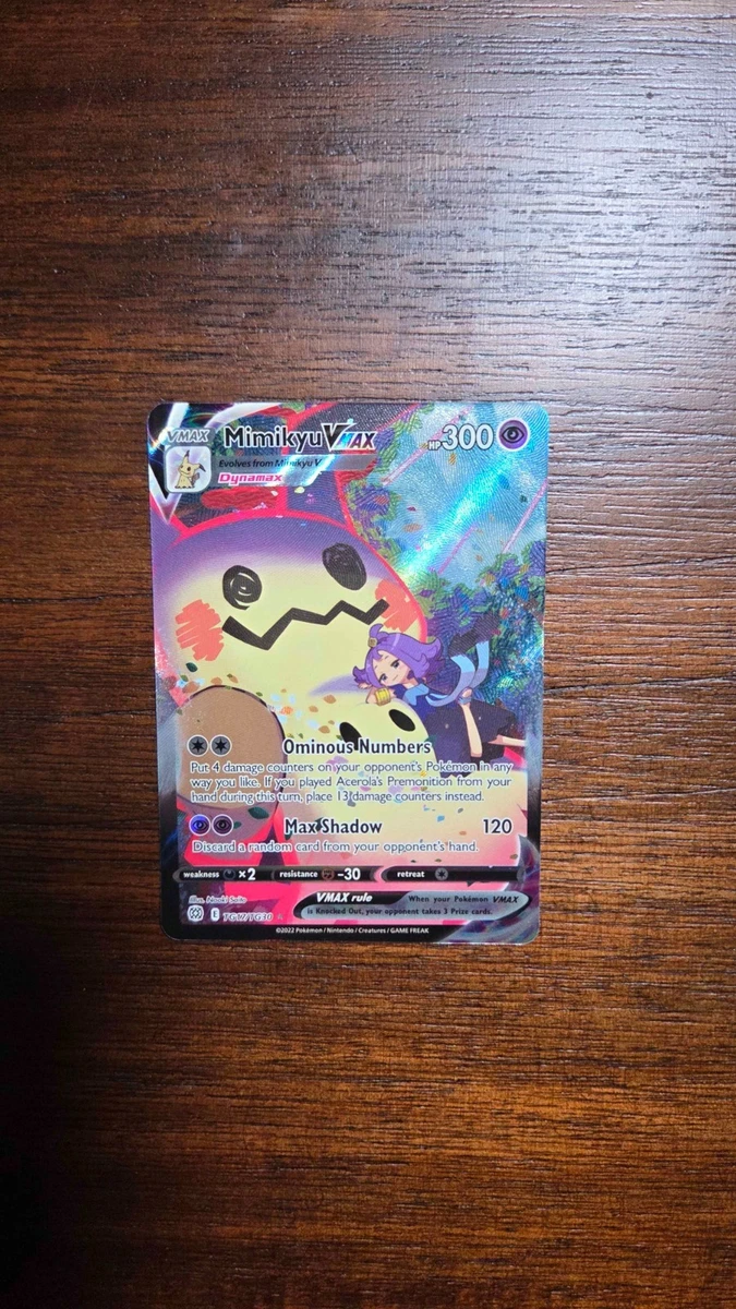 Preços baixos em Cartões TCG de Pokémon Mimikyu VMAX | eBay