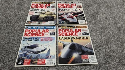 2006 Popular Science Magazine - American Science Magazine - Jan, Feb, March, May