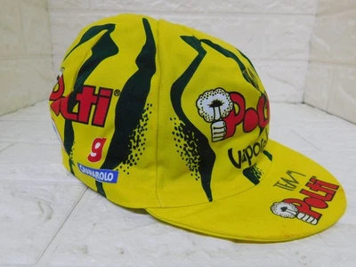 Cappellino Cap Bici Cyclisme Team Polti Nouveau NEW - Photo 1/4