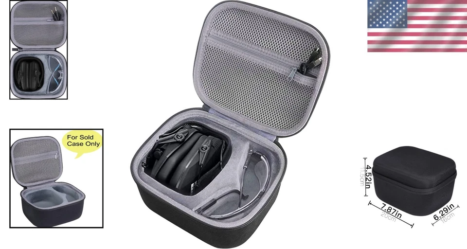 Shockproof Hard Case Replacement for Walker Razor Slim Earmuffs & Accessories - Image 2 of 4