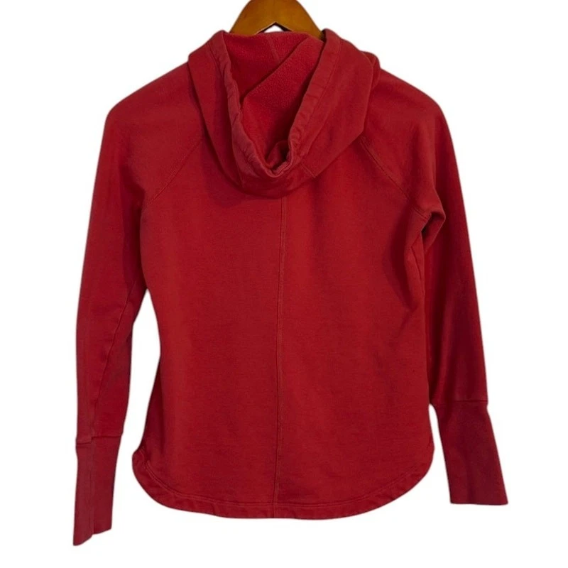 Chaqueta The North Face Mujer Pequeña Roja Gorpcore Exterior Senderismo Cremallera Completa Camping Foto 4 de 4