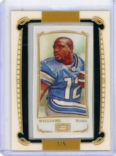 2009 Topps Mayo Cut Football Silk Card Rookie Derrick Williams No 1 of 5. rookie card picture