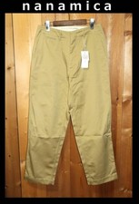 nanamica Wide Chino Pants W32 New Japan Made SUCS401 Tan