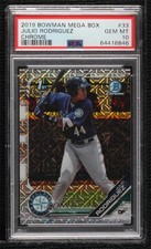 2019 Bowman Chrome Prospects Mega Box Mojo Refractor Julio Rodriguez PSA 10 0fz3