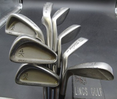Set 8x Titleist DCi Eisen 3-PW Regular Stahlschäfte Lamkin Griffe*