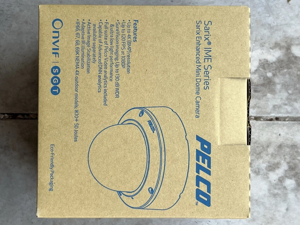 PELCO SARIX ENHANCED IME238- 1IRSBR 2MP NETWORK DOME CAMERA WITH 2.8-8BR LENS - Image 4 of 4