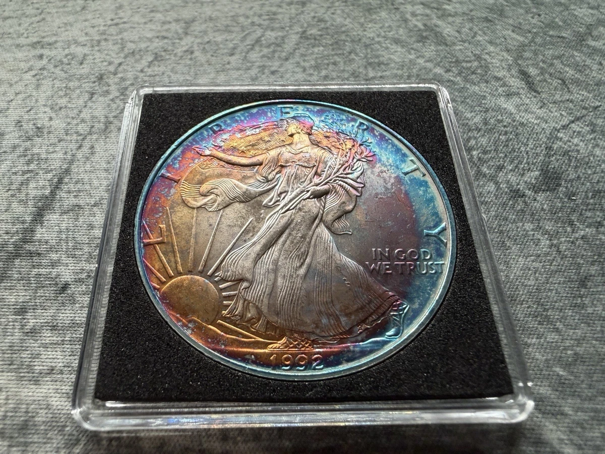 美国鹰1992 银币| eBay