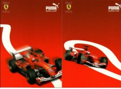 x1 AK Puma Ferrari F1 Michael Schumacher Rubens Barrichello