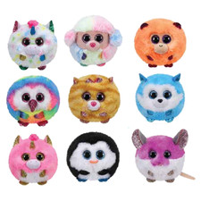 TY Puffies Lot of 9 Spring 2020 Colby Waddles Owen Tabitha Prince Rainbow  3