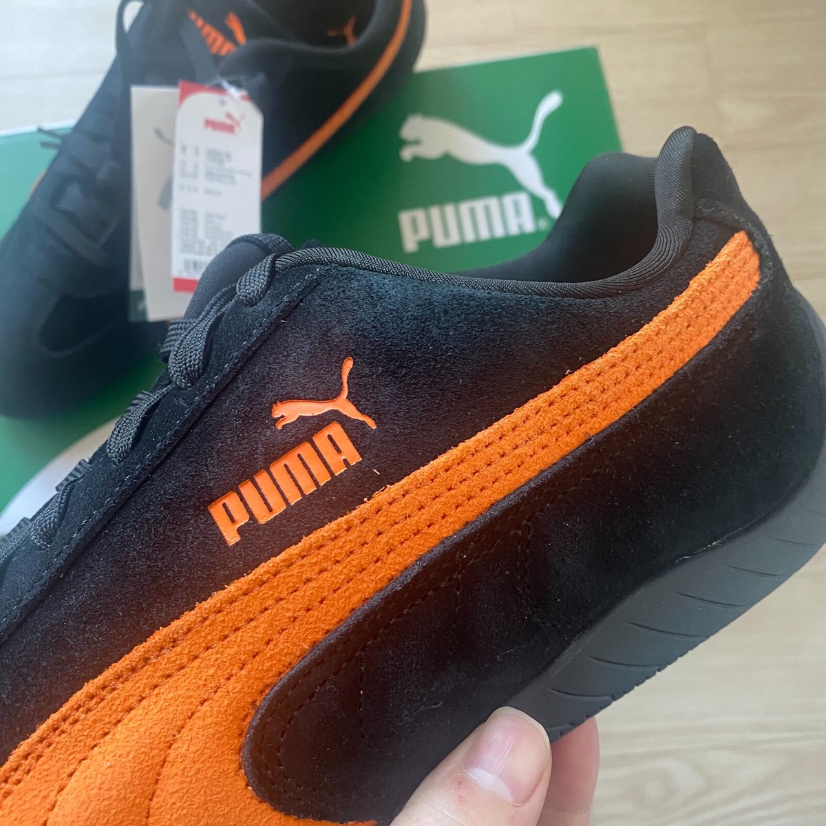 24AW新作カラー【PUMA】SPEED CAT OG Black Orange★男女兼用 24AW新作カラー【PUMA】SPEED CAT OG Black Orange☆男女兼用
