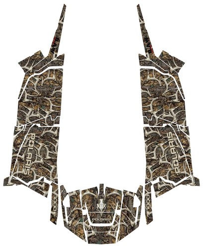 Polaris 1000 xp RZR BushWolf Skull camo Design Decal Graphic Kit Wraps 2011-2018 - Picture 4 of 9