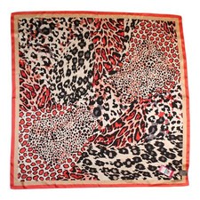 Vince Camuto Patched Animal 100 Silk 36" Square Scarf VC3031