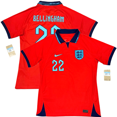2022/23 England Away Jersey #22 Bellingham Medium Nike Soccer