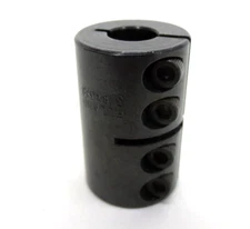 Ruland CLX-6-6-F 3/8" x 3/8" Rigid Coupling, Black Oxide Steel 7/8"OD 1 3/8"Long