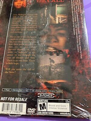 PlayStation 2 PS2 Siren Rare Demo Disc CD Promo Horror PlayStation 2 PS2 Siren Rare Demo Disc CD Promo Horror