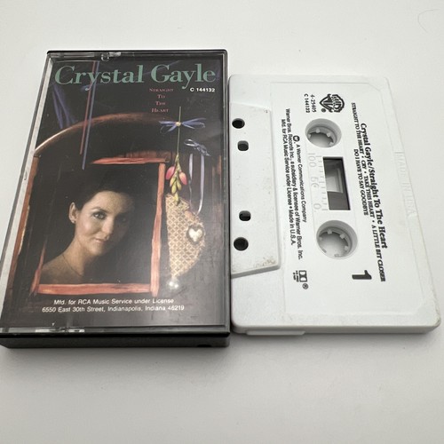 CRYSTAL GAYLE Straight to the Heart Audio Music Cassette Tape 1986 CS2 - Picture 4 of 4
