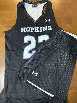 Under Armour Hopkins Blue Jays Womens #22 Lacrosse Jersey and skirt set  small