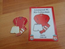 LIVERPOOL DANBURY MINT KIT COLLECTION 1949-50 HOME SHIRT ENAMEL PLAQUE BADGE