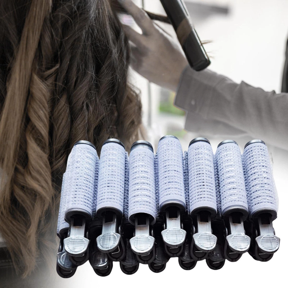 14 Pieces Cold Wave Hair Roller Salon Hairdressing Curlers for