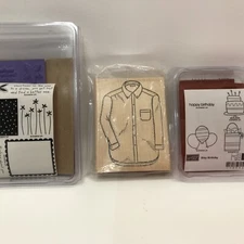 Mixed Lot of Mounted and Unmounted Rubber Stamps