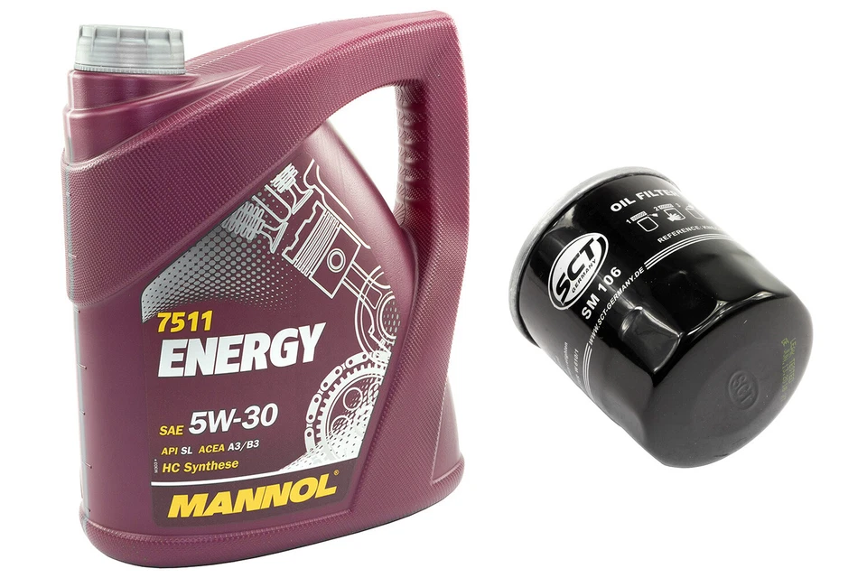 Motoröl Ölfilter SM106 Set 5W30 4 Liter für Renault Subaru Suzuki Toyota Yaris