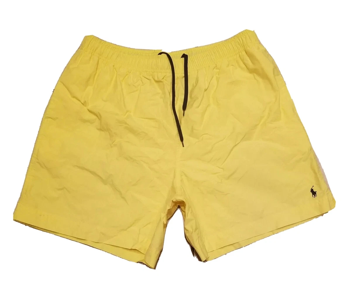 Ralph lauren sales yellow swim shorts