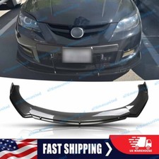 For Mazda Speed3 Axela Atenza6 Front Bumper Lip Kit Spiltter Carbon Look Canard