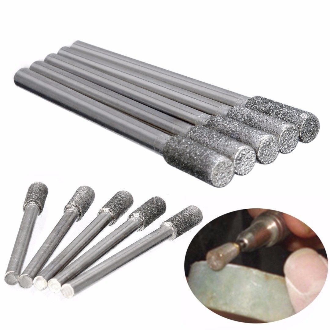 Diamant-Frässtift 1,27 Cm (1/2 Zoll) Schaft – Für Marmor, Granit, Stein, Galvanisiert, Vakuumgelötet