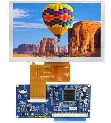 Low Cost IPS 5'' Arduino LCD Display Project 800x480 Capacitive Touch