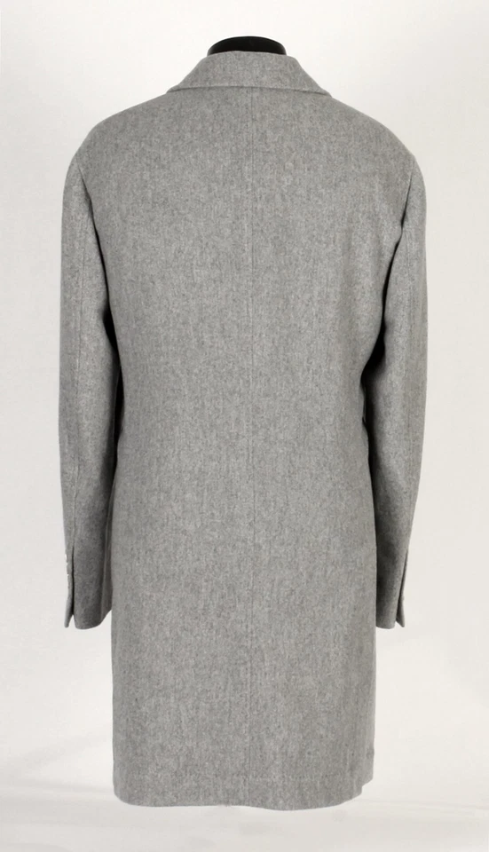 Brunello Cucinelli 100% Cashmere Coat Jacket - Gray - 54 XL - New - $9995 Retail - Image 4 of 4