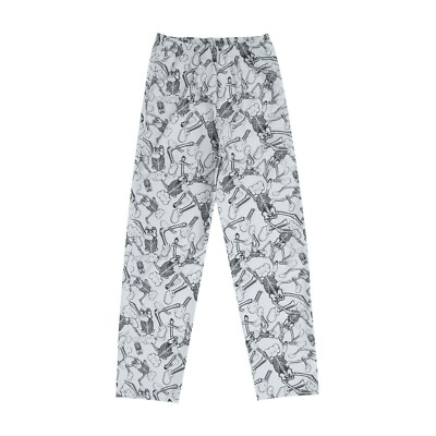 KAWS x Infinite Archive Skeleton Pattern Pajama Set Size Medium 