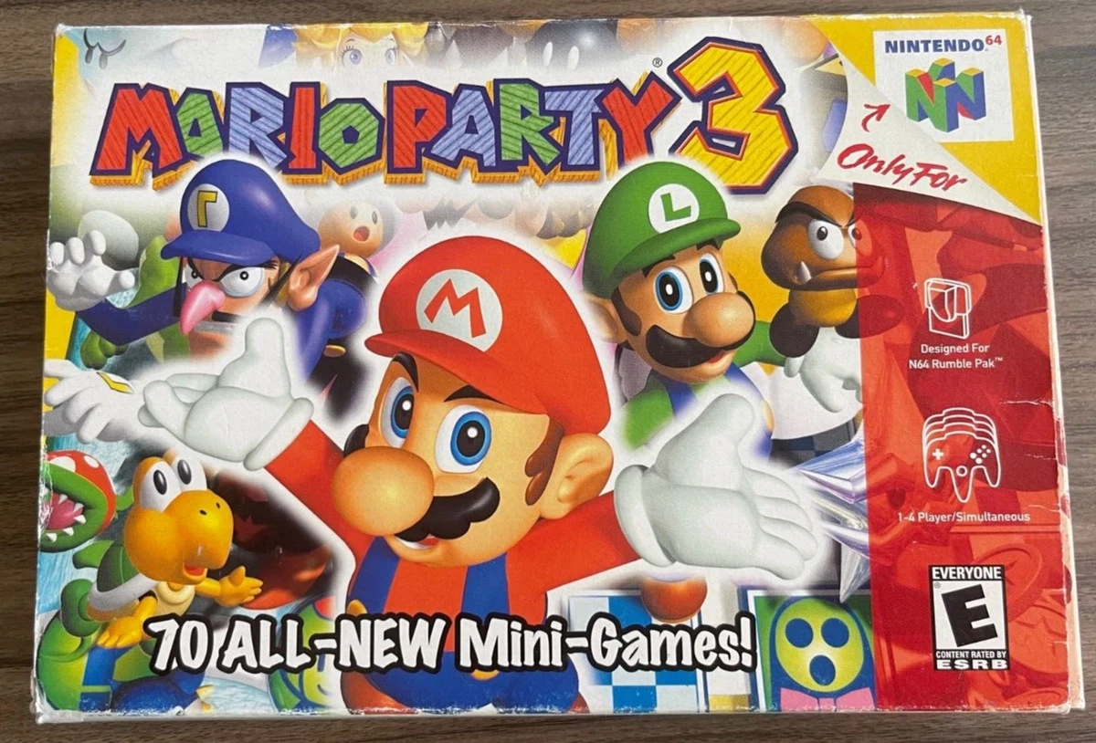 Mario 3 (Nintendo 64) Box Video Game Manual N64 B | eBay