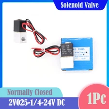 Pneumatic Vacuum High Frequency Solenoid Valve  2V025-08 DC-24V Normally Closed