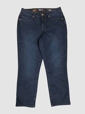 45 Style Co. Women's Blue Stretch Leggings Capri Jeggings Denim Pants Jeans 4