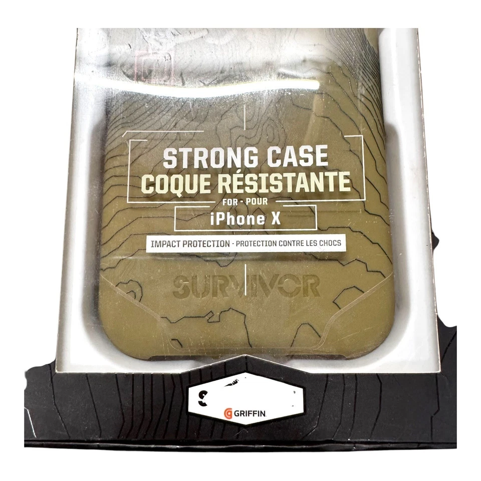 Funda táctica fuerte 5.11 para iPhone X de Griffin Survivor GB44078 protección camuflada Foto 4 de 4