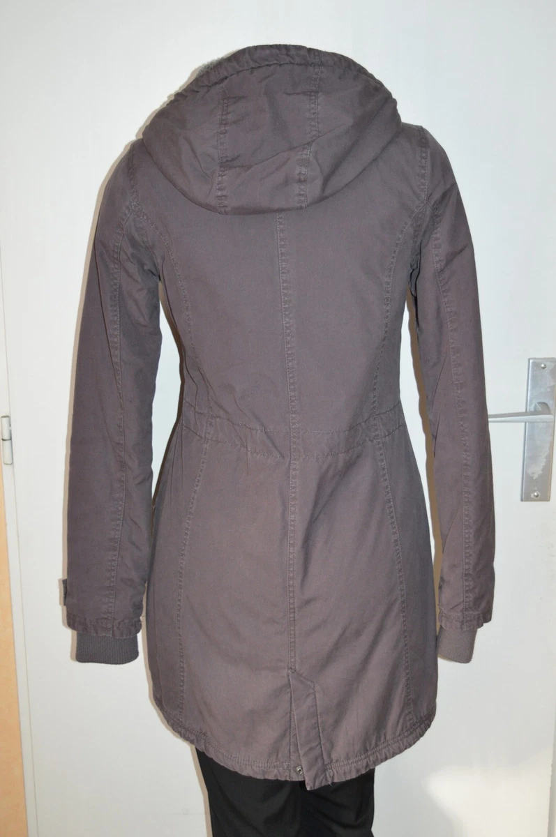 BENCH MANTEAU PARKA CAPUCHE VIOLET AUBERGINE TAILLE S eBay