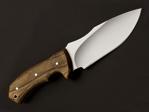 RaB Custom Handmade Full Tang D2 Tool Steel Skinning ,EDC Knife W/Leather Sheath - Picture 3 of 6
