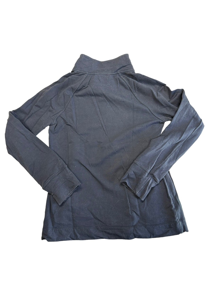 Lilly Pulitzer Skipper Popover Solid Navy Blue Pullover Half Lilly Pulitzer Skipper Popover Solid Navy Blue Pullover Half
