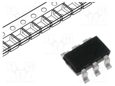 SOT23-6 Rolle,Band 6,1V Diode: TVS Array ESD 100W