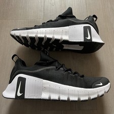 Nike Free Metcon 6 Black White Workout Train FJ7127-001 Size 10-12 Men