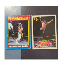 Topps WrestleMania III Trading Card Lot - Revenge on Randy, Superfly Jimmy Snuka