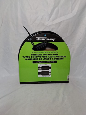 #ad Forney 25 FT Pressure Washer Hose 3000 PSI 1 4quot; Inch Black $20.00