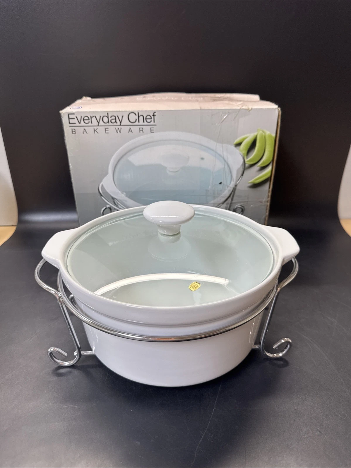 Everyday Chef Bakeware Alco 9” Covered Baking Dish With Serving Rack