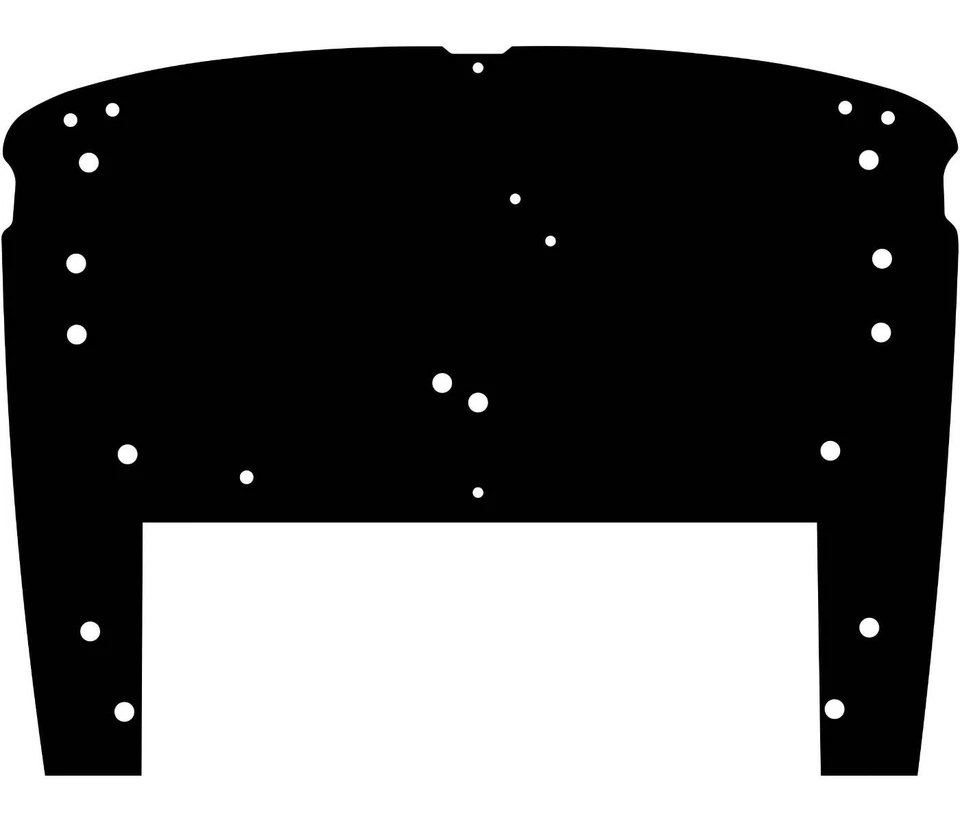 Firewall Sound Deadener Insulation Pad for 31-33 Marmon Series 16 Passenger Side - Image 3 of 4