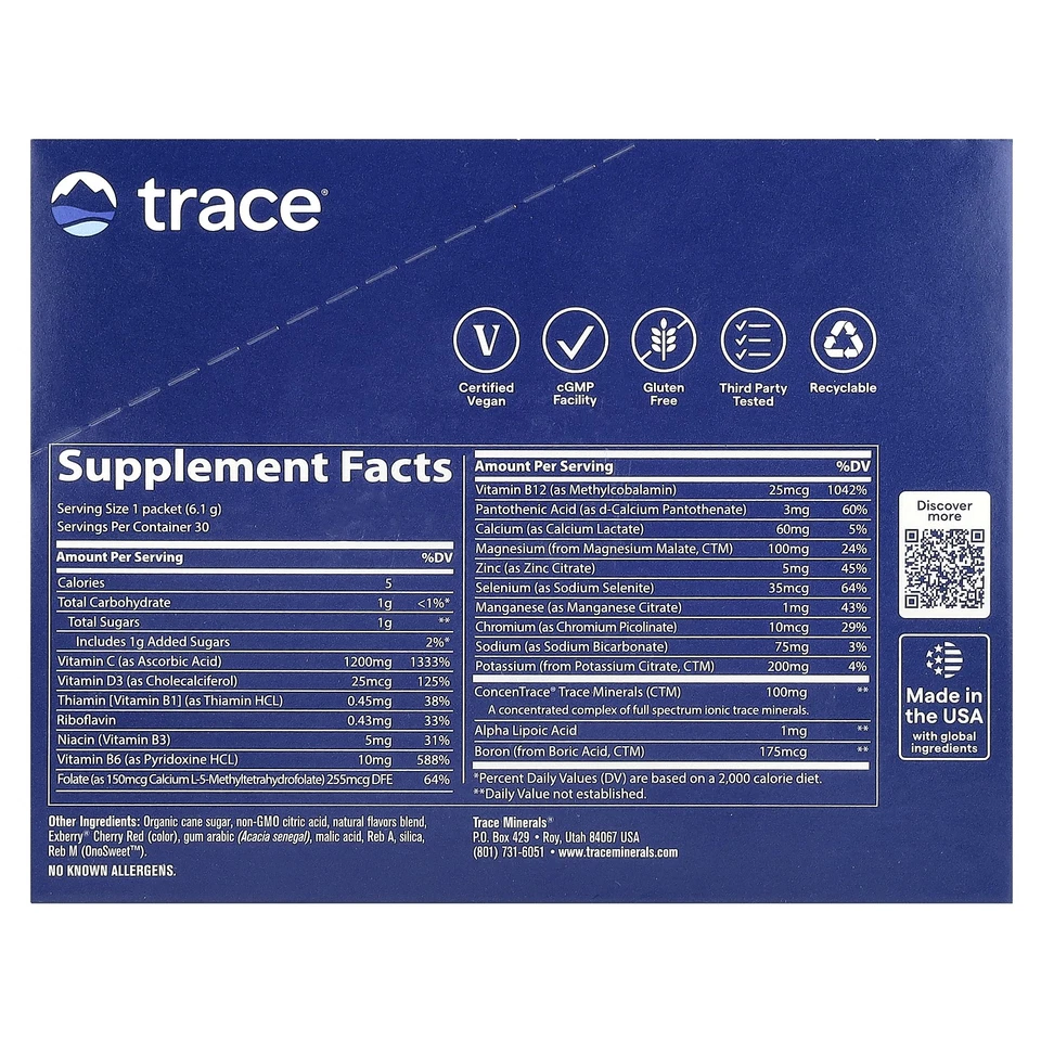 Power Pak, lima cereza, 30 paquetes, 0,22 oz (6,1 g) cada uno Foto 2 de 3