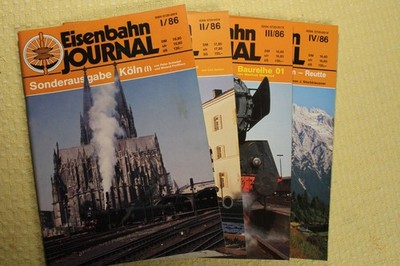 Eisenbahn Journal Jahrgang 1986 ''Sonderausgaben'' 4 Hefte Y8-1589