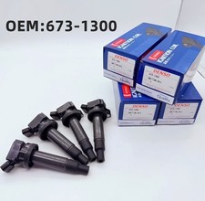 4x Denso Ignition Coil For Toyota Corolla Celica Matrix 1.8 673-1300 90919-02239